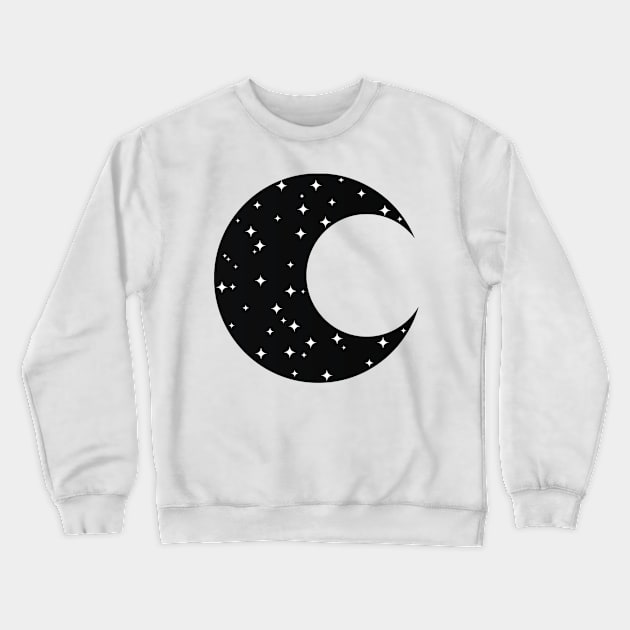 MOON WITH STARS Crewneck Sweatshirt by RENAN1989